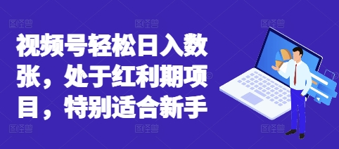 视频号轻松日入数张，处于红利期项目，特别适合新手-轻创星学院_副业资源库：每日更新自媒体运营与创业教程